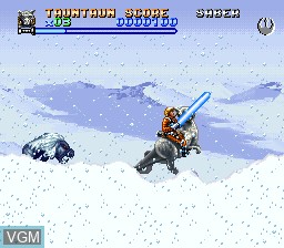 Image in-game du jeu Super Star Wars - The Empire Strikes Back sur Nintendo Super NES