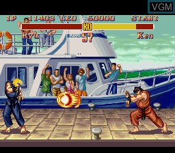 Image in-game du jeu Super Street Fighter II sur Nintendo Super NES