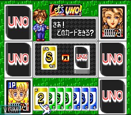 Image in-game du jeu Super Uno sur Nintendo Super NES