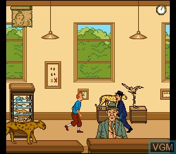 Image in-game du jeu Tintin - Prisoners of the Sun sur Nintendo Super NES