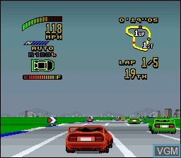 Image in-game du jeu Top Gear 2 sur Nintendo Super NES