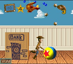 Image in-game du jeu Toy Story sur Nintendo Super NES
