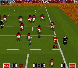Image in-game du jeu World Class Rugby 2 - Kokunai Gekitou Hen '93 sur Nintendo Super NES