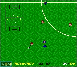 Image in-game du jeu World League Soccer sur Nintendo Super NES
