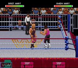 Image in-game du jeu WWF Raw sur Nintendo Super NES
