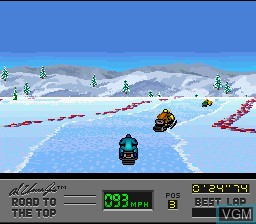 Image in-game du jeu Al Unser Jr.'s Road to the Top sur Nintendo Super NES