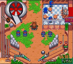 Image in-game du jeu Battle Pinball sur Nintendo Super NES