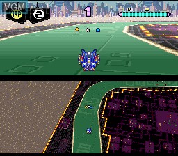Image in-game du jeu Battle Racers sur Nintendo Super NES