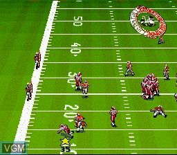Image in-game du jeu Bill Walsh College Football sur Nintendo Super NES