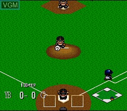 Image in-game du jeu Higashio Osamu Kanshuu Super Pro Yakyuu Stadium sur Nintendo Super NES