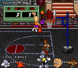 Image in-game du jeu Looney Tunes Basketball sur Nintendo Super NES