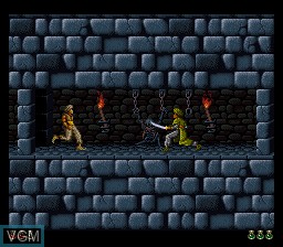 Image in-game du jeu Prince of Persia sur Nintendo Super NES