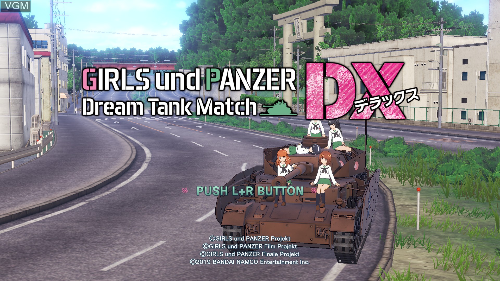 Image de l'ecran titre du jeu Girls und Panzer - Dream Tank Match DX sur Switch