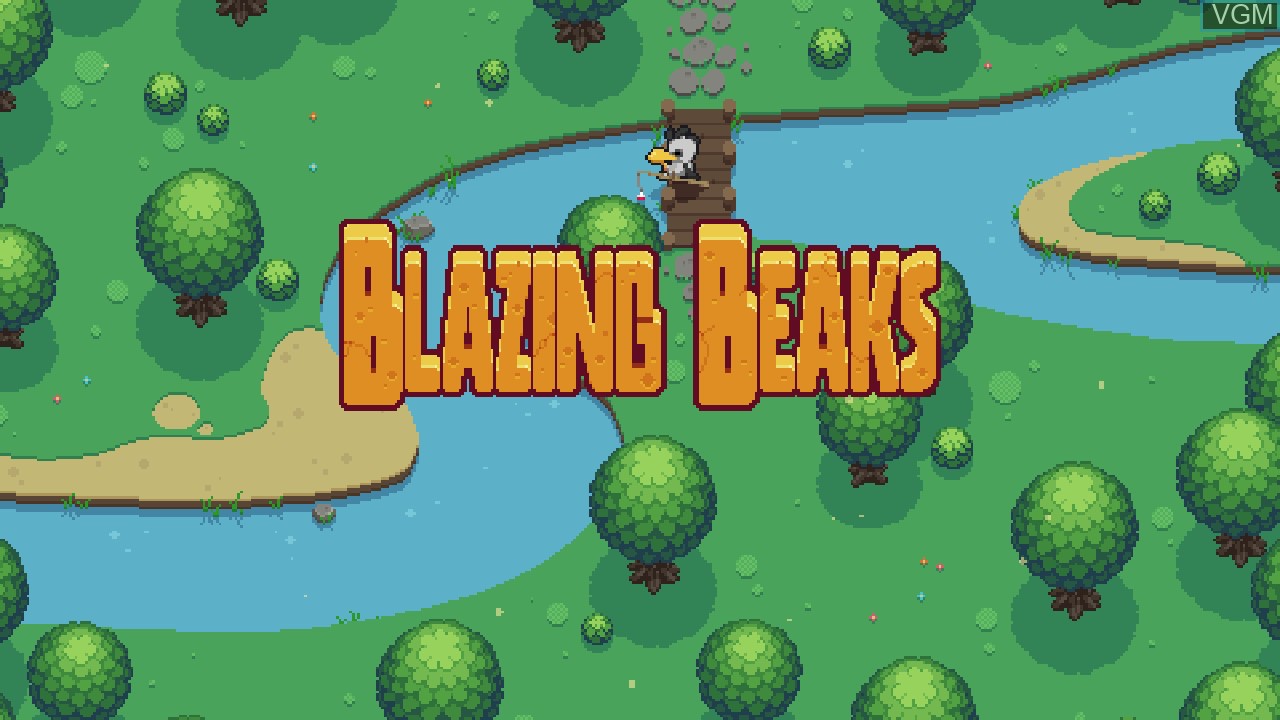 Image de l'ecran titre du jeu Blazing Beaks sur Switch