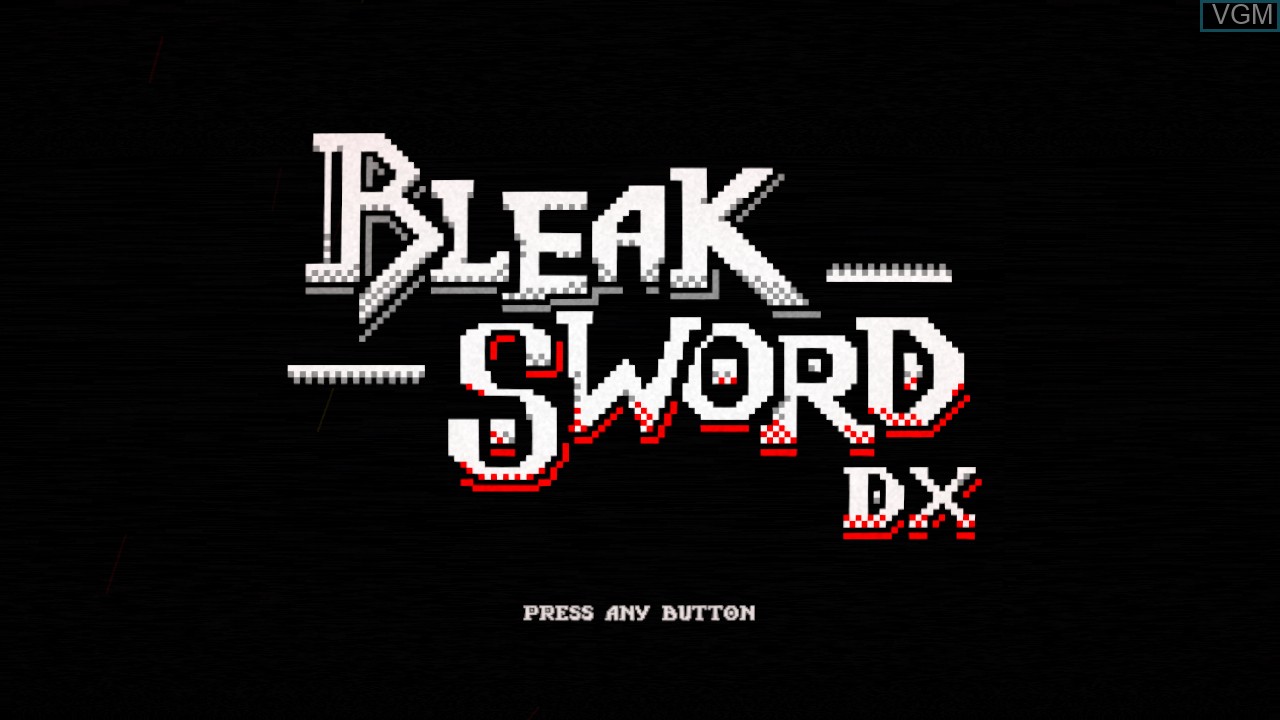 Image de l'ecran titre du jeu Bleak Sword DX sur Switch