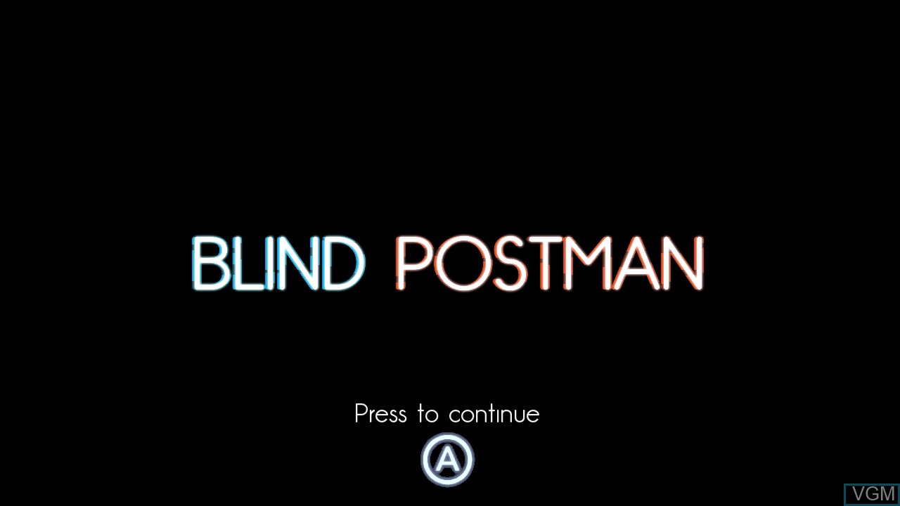 Image de l'ecran titre du jeu Blind Postman sur Switch