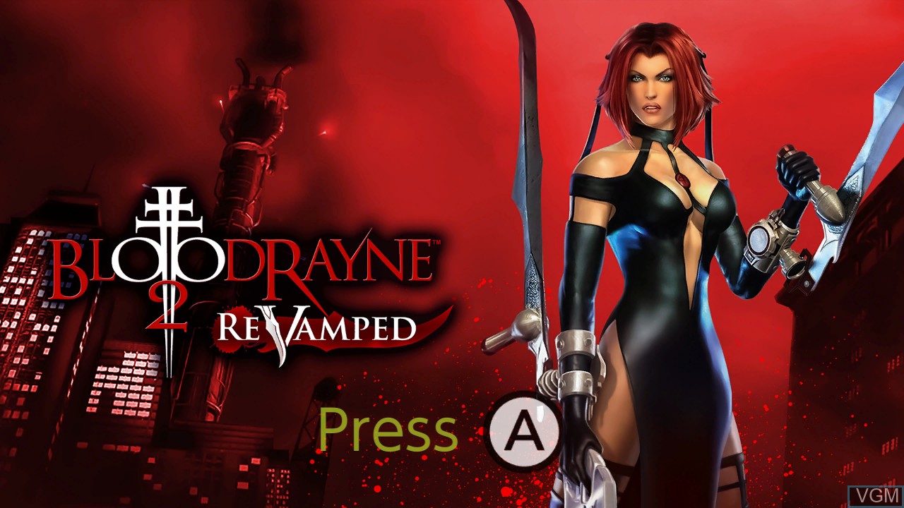 Image de l'ecran titre du jeu BloodRayne 2 ReVamped sur Switch