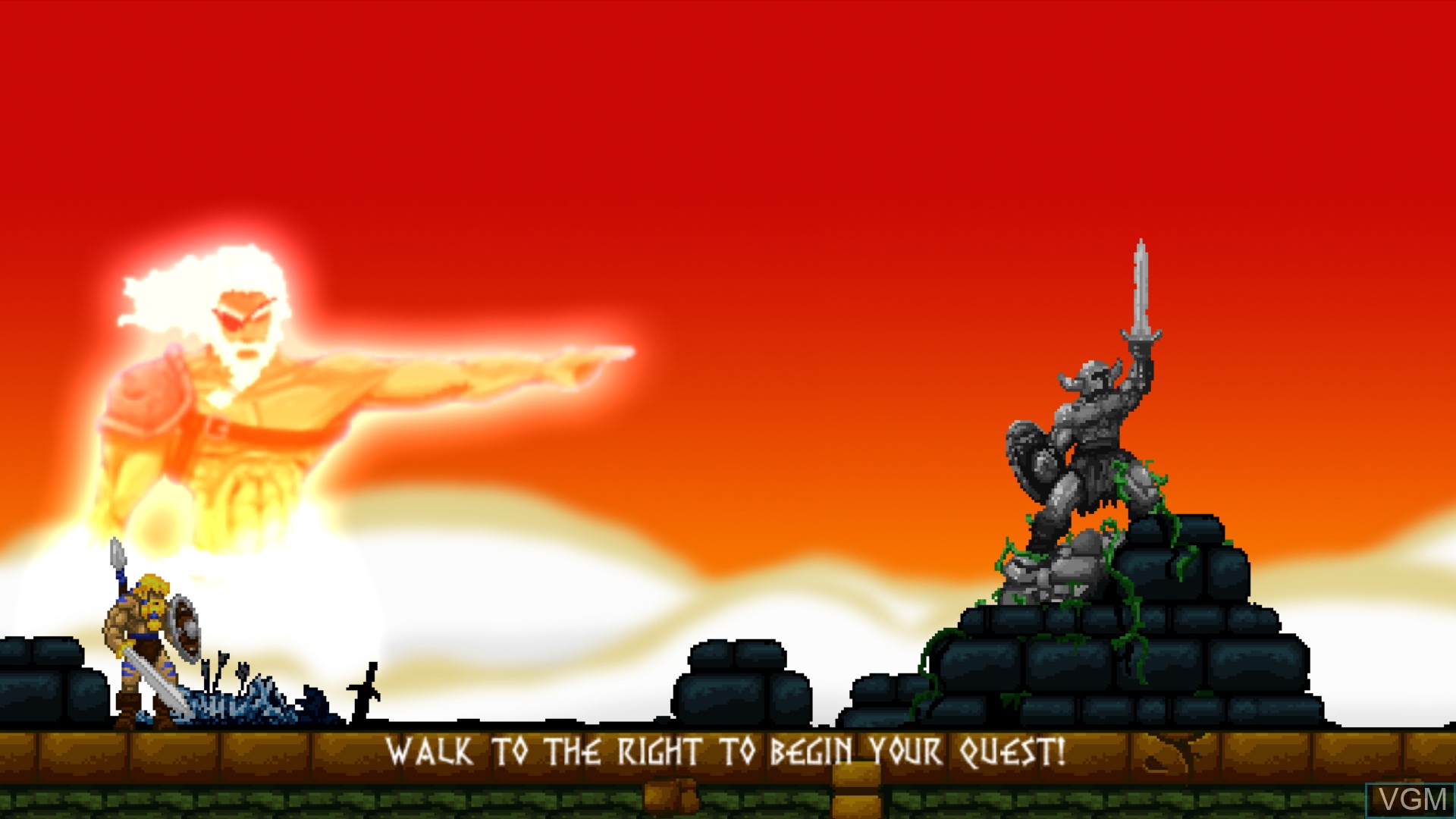 Image du menu du jeu Volgarr the Viking sur Switch