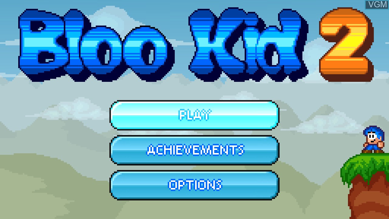 Image du menu du jeu Bloo Kid 2 sur Switch
