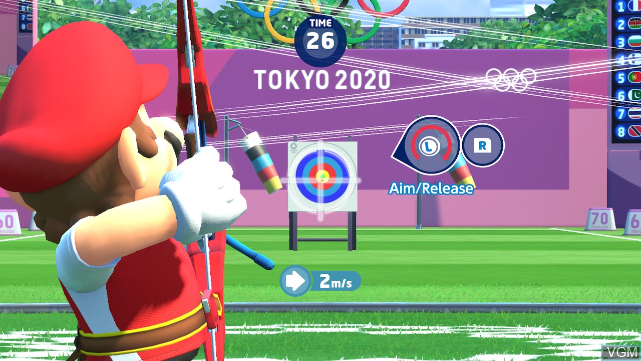 Image in-game du jeu Mario & Sonic at the Olympic Games - Tokyo 2020 sur Switch