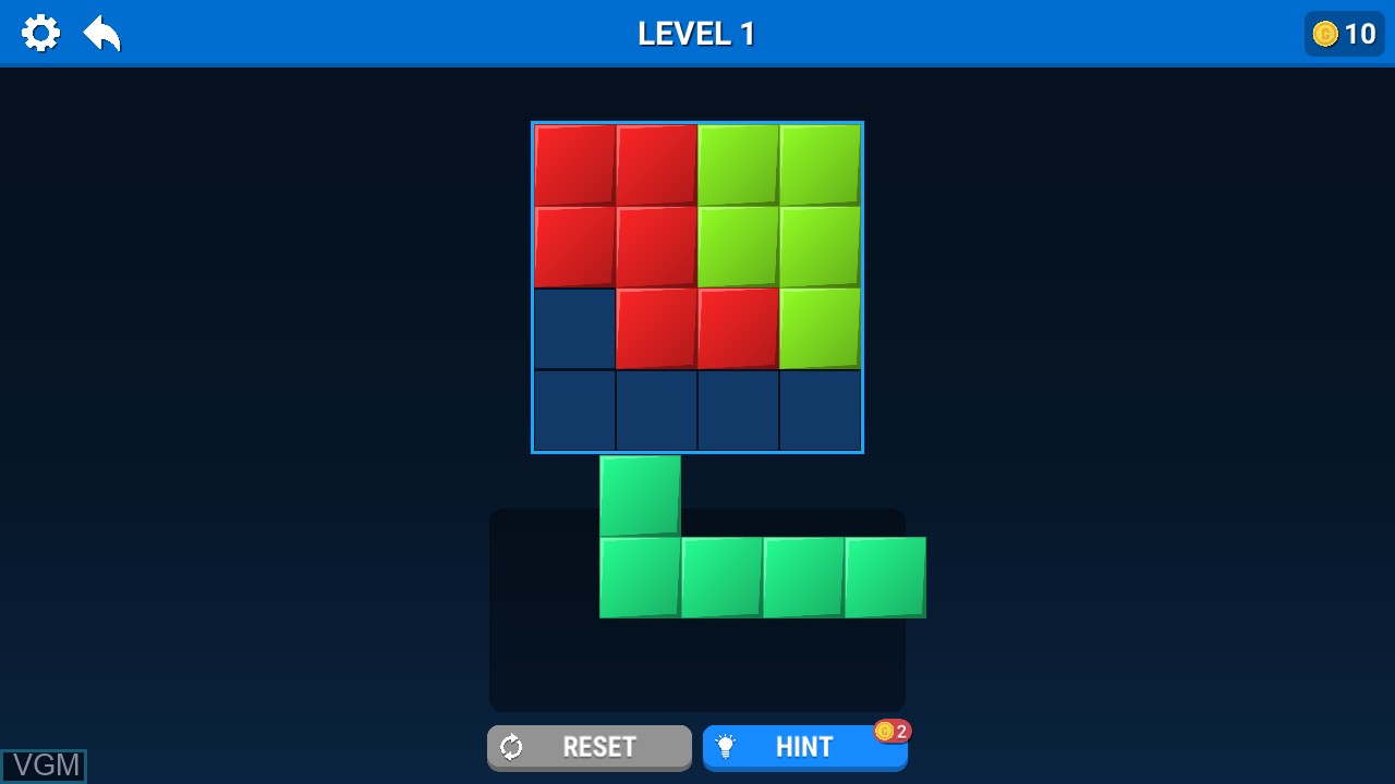 Image in-game du jeu Blocky Puzzle sur Switch