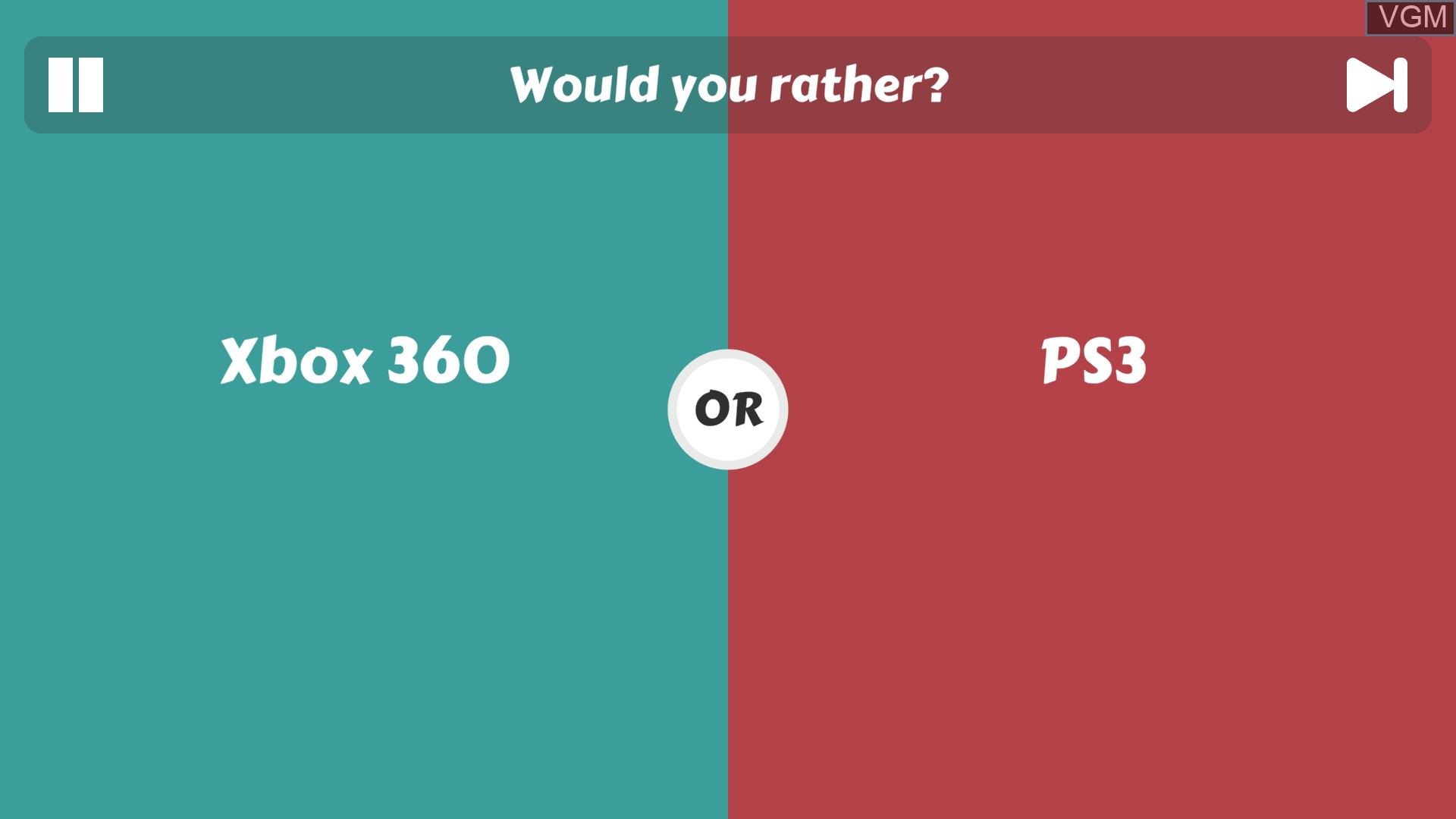 Choice Clash What Would you Rather