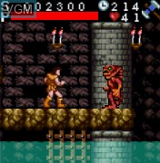 Image in-game du jeu Castlevania sur Telephone Portable