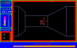 Image in-game du jeu Minotaure 3D sur Thomson TO7