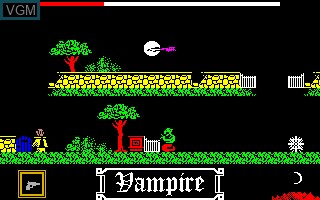 Image in-game du jeu Vampire sur Thomson TO8