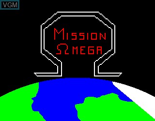 Image de l'ecran titre du jeu Mission Omega sur Philips VG5000