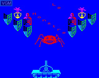 Image de l'ecran titre du jeu Monstre, Le sur Philips VG5000