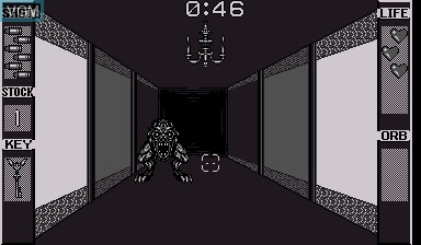 Image in-game du jeu Insmouse no Yakata sur Nintendo Virtual Boy