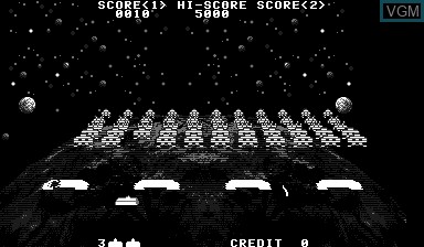 Image in-game du jeu Space Invaders Virtual Collection sur Nintendo Virtual Boy