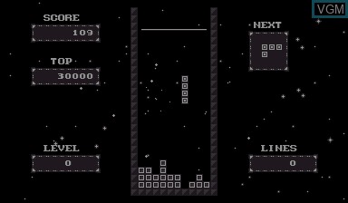 Image in-game du jeu V-Tetris sur Nintendo Virtual Boy