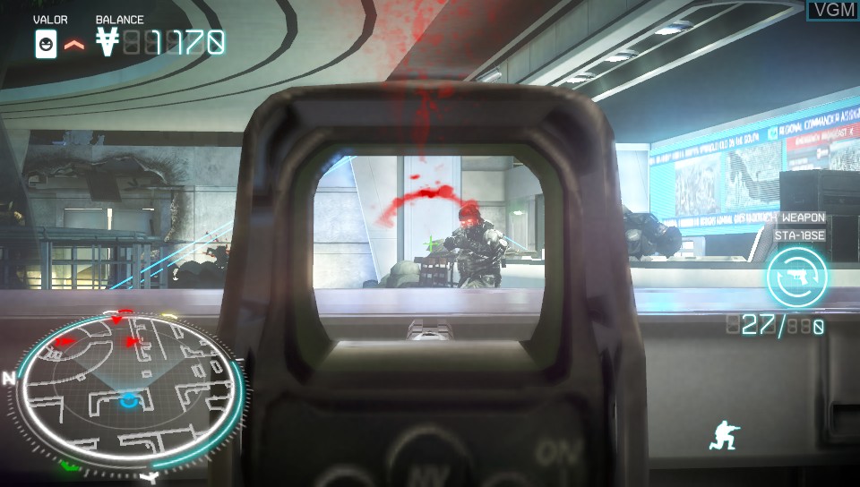 Image in-game du jeu Killzone - Mercenary sur Sony PS Vita