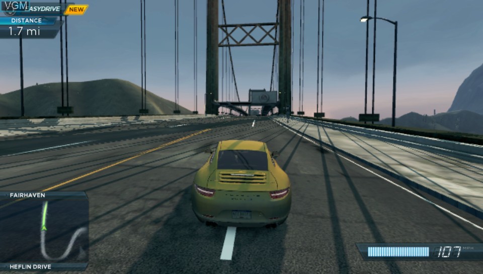 Image in-game du jeu Need for Speed - Most Wanted sur Sony PS Vita