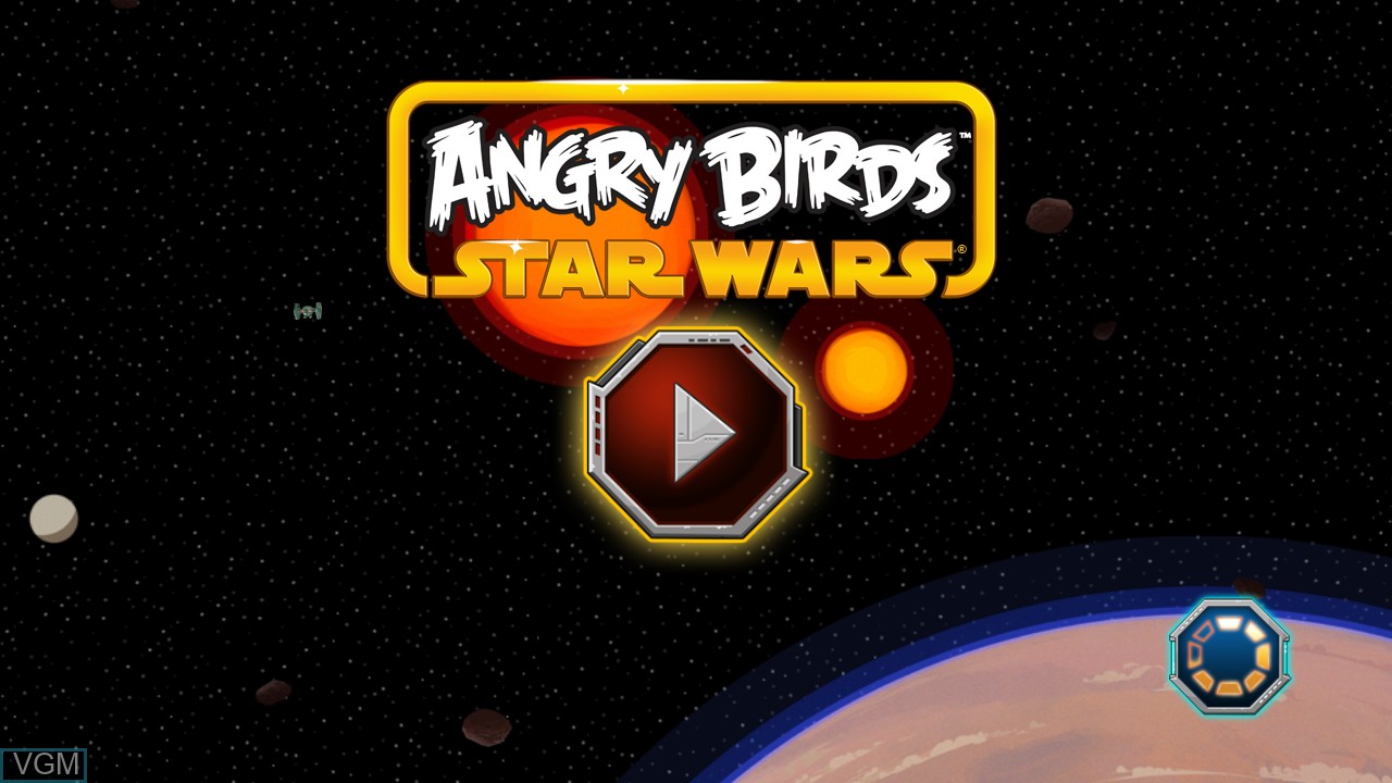 Image de l'ecran titre du jeu Angry Birds Star Wars sur Nintendo Wii U