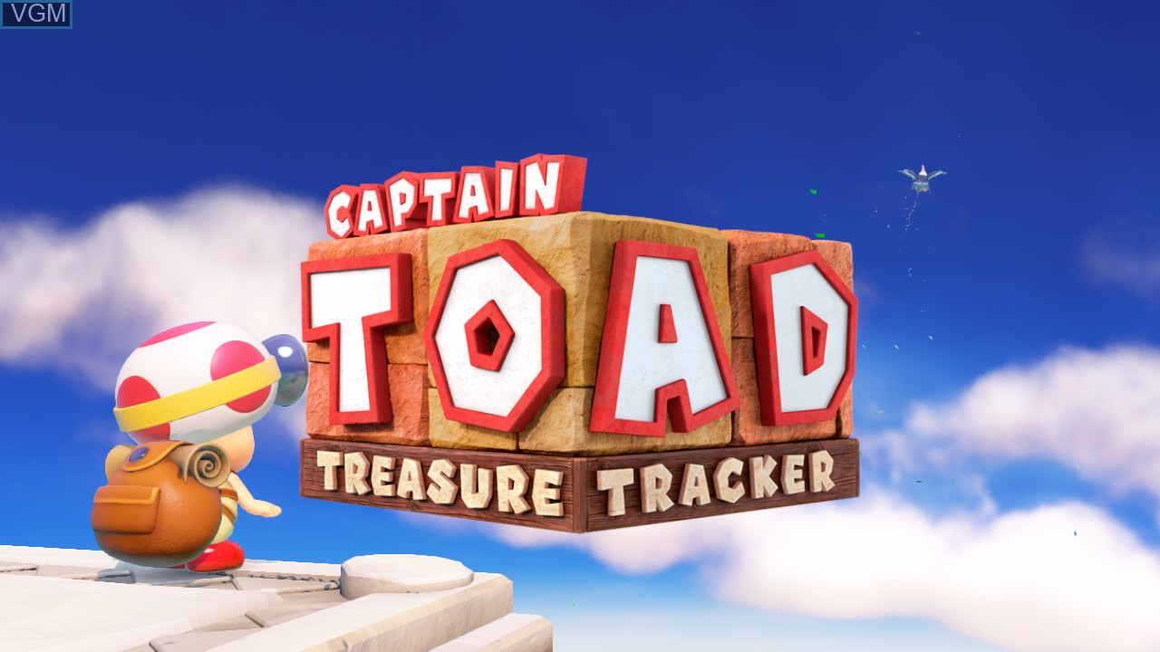 Image de l'ecran titre du jeu Captain Toad - Treasure Tracker sur Nintendo Wii U
