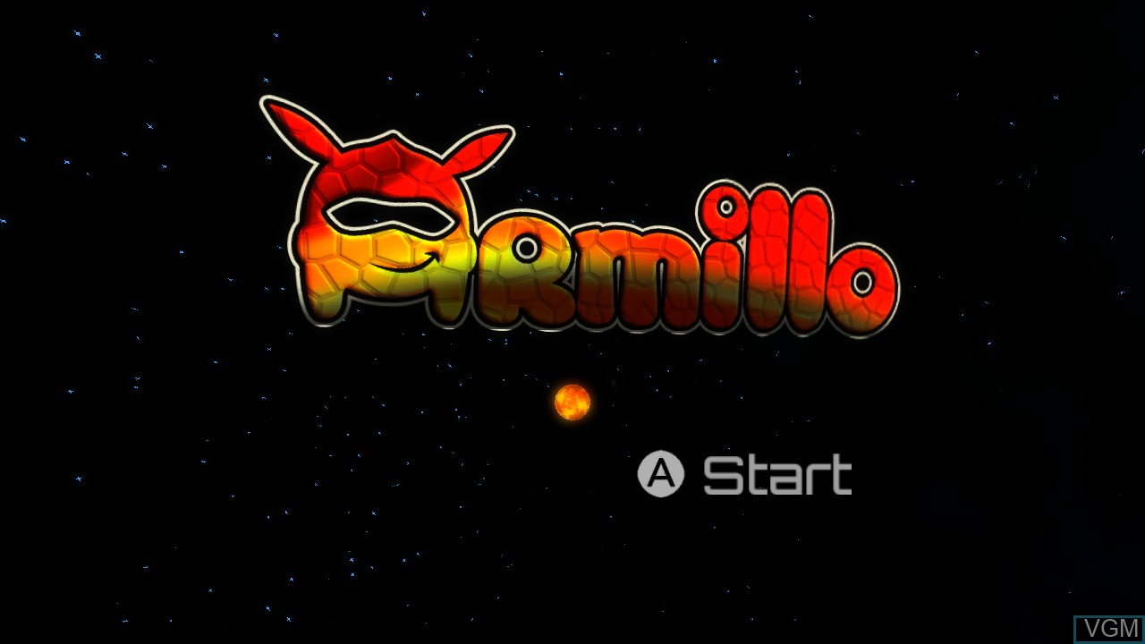 Image de l'ecran titre du jeu Armillo sur Nintendo Wii U