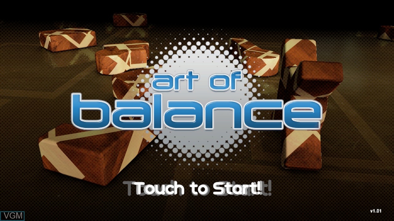 Image de l'ecran titre du jeu Art of Balance sur Nintendo Wii U
