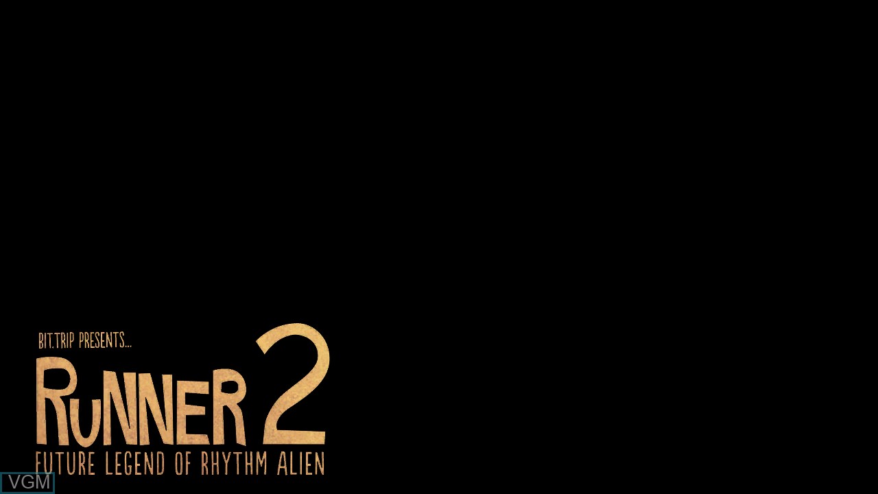Image de l'ecran titre du jeu Bit.Trip Presents...Runner2 - Future Legend of Rhythm Alien sur Nintendo Wii U