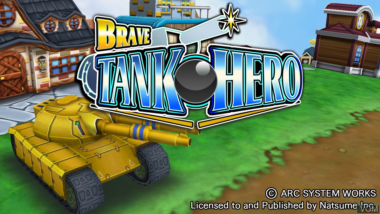 Image de l'ecran titre du jeu Brave Tank Hero sur Nintendo Wii U