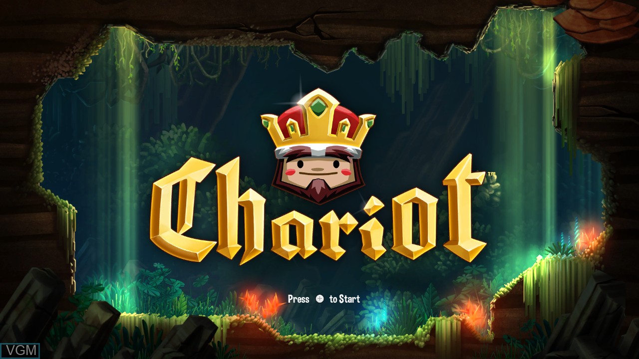Image de l'ecran titre du jeu Chariot sur Nintendo Wii U