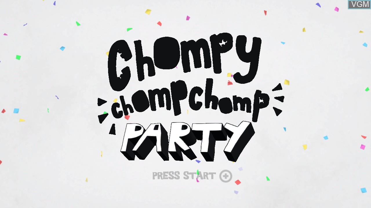 Image de l'ecran titre du jeu Chompy Chomp Chomp Party sur Nintendo Wii U