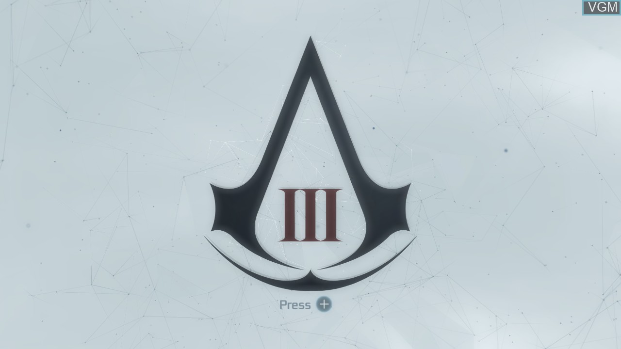 Image de l'ecran titre du jeu Assassin's Creed III sur Nintendo Wii U