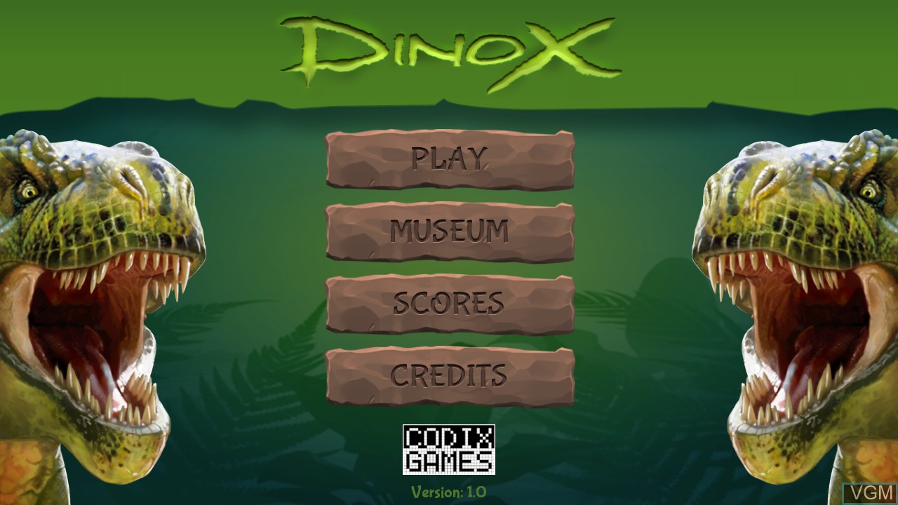 Image de l'ecran titre du jeu Dinox sur Nintendo Wii U