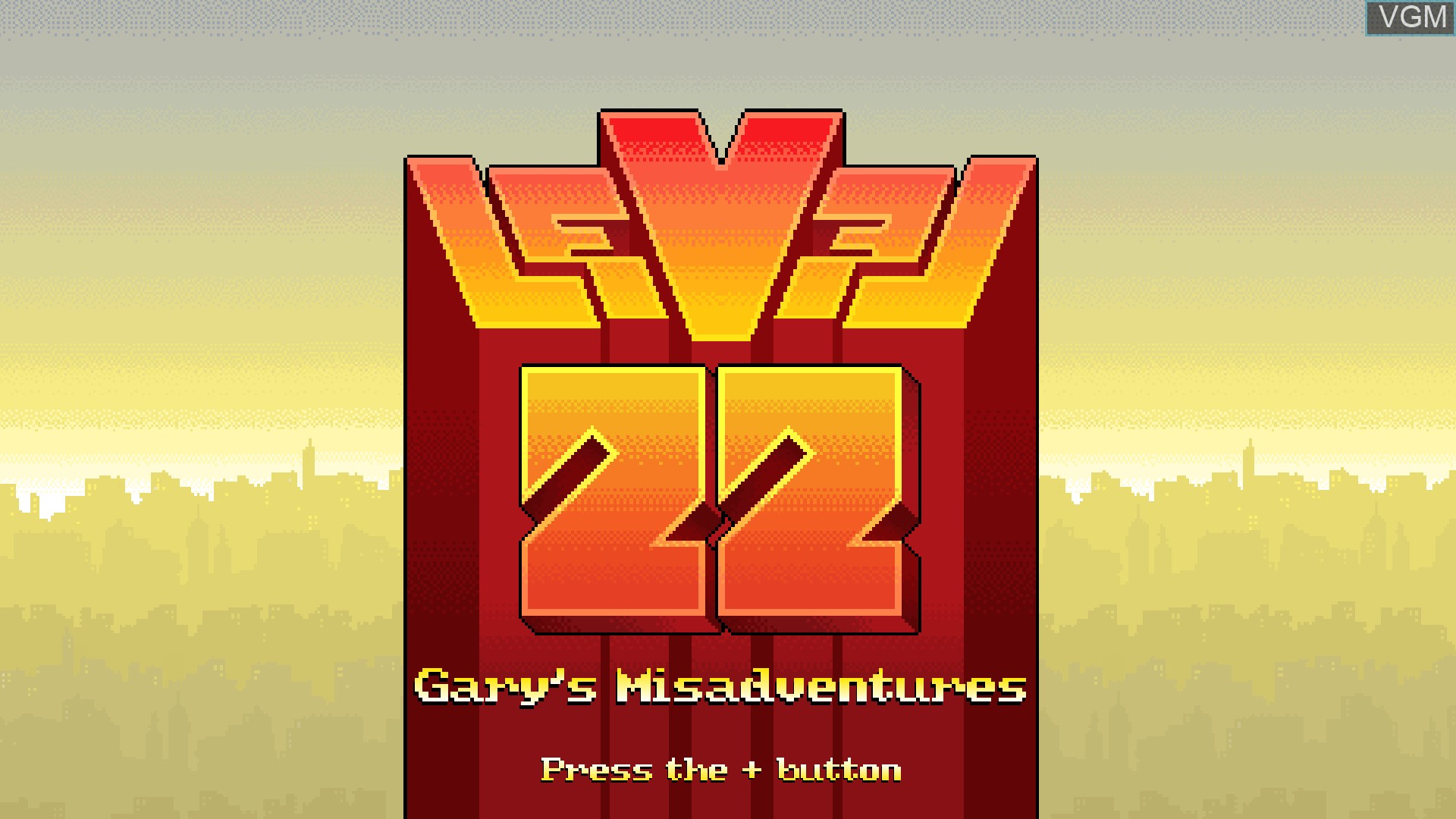 Image de l'ecran titre du jeu LEVEL 22, Gary's Misadventures sur Nintendo Wii U