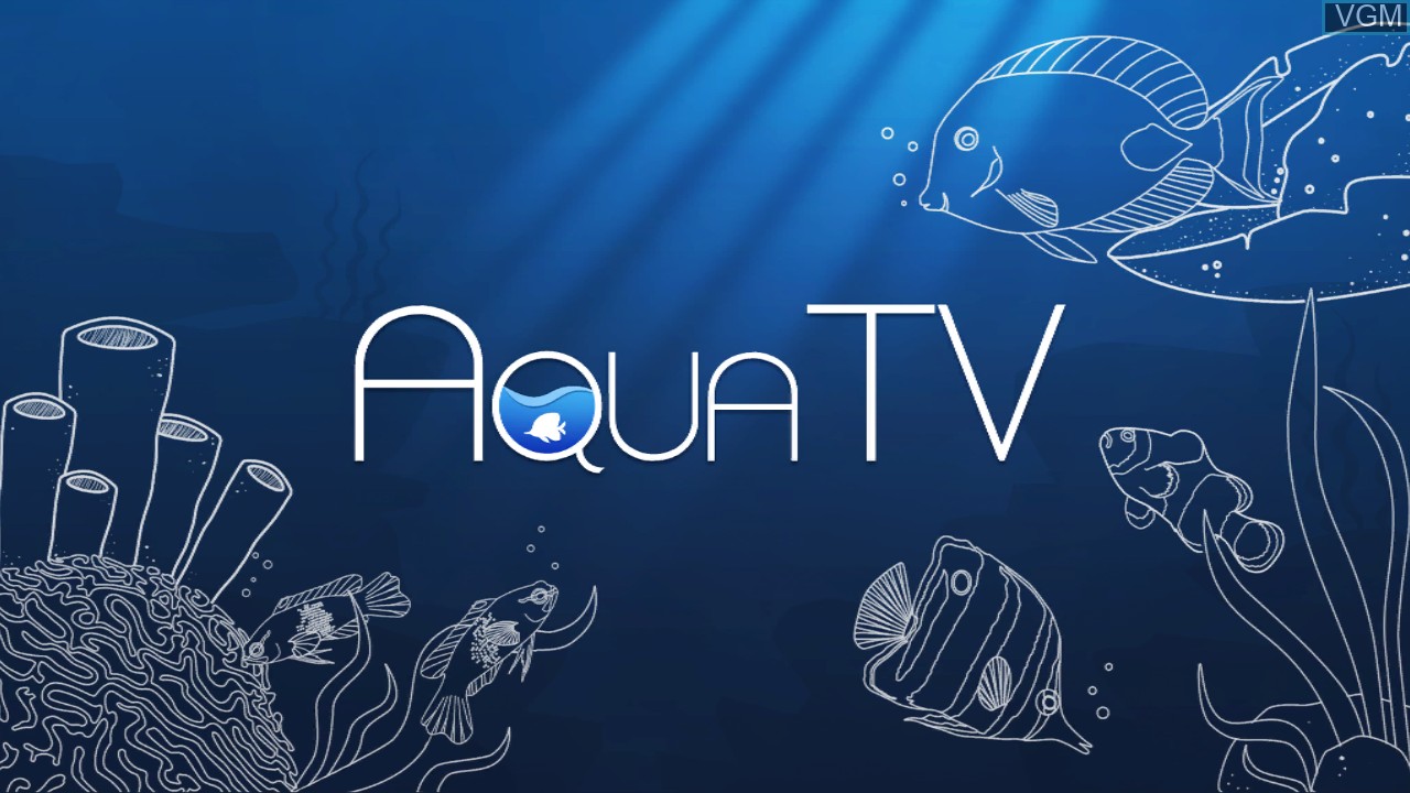 Image de l'ecran titre du jeu Aqua TV sur Nintendo Wii U