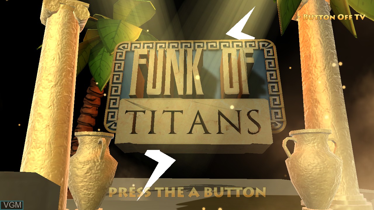Image de l'ecran titre du jeu Funk of Titans sur Nintendo Wii U