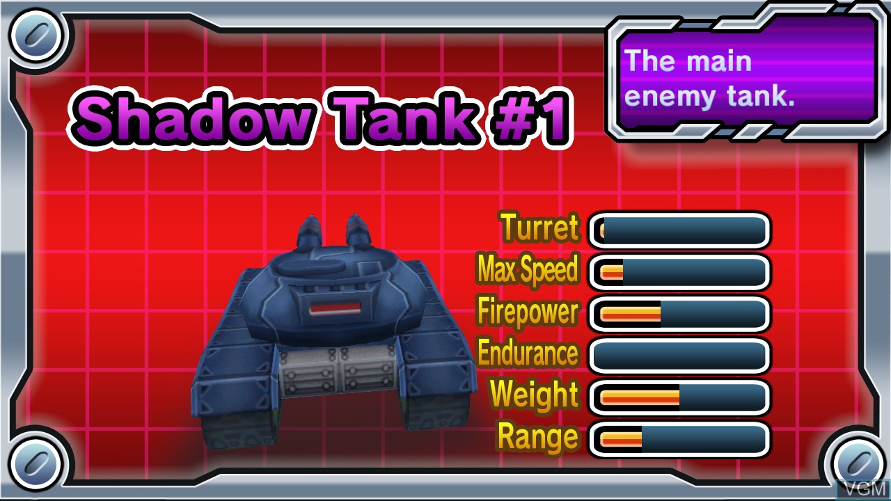 Image du menu du jeu Brave Tank Hero sur Nintendo Wii U
